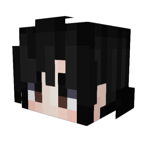 Axel_Wuxian Minecraft avatar head, 3D render