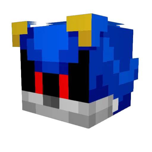Axeljica20 Minecraft avatar head, 3D render