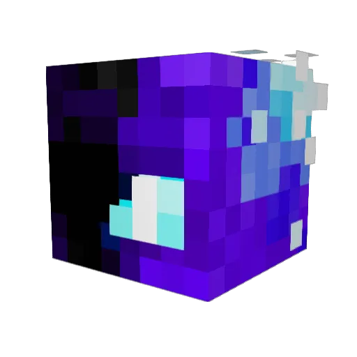 Axelo6564 Minecraft avatar head, 3D render