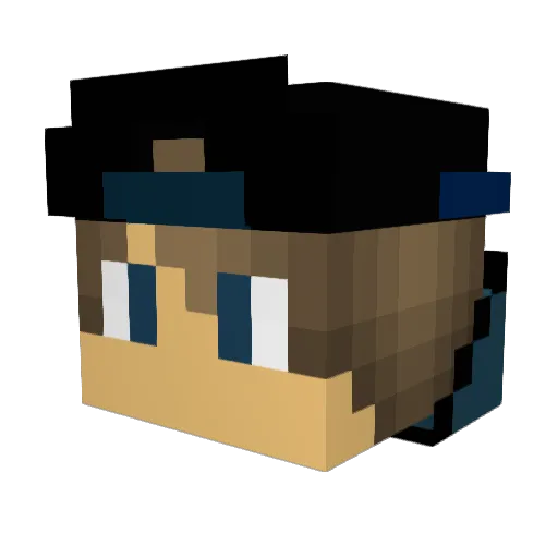 Axeman_1999 Minecraft avatar head, 3D render