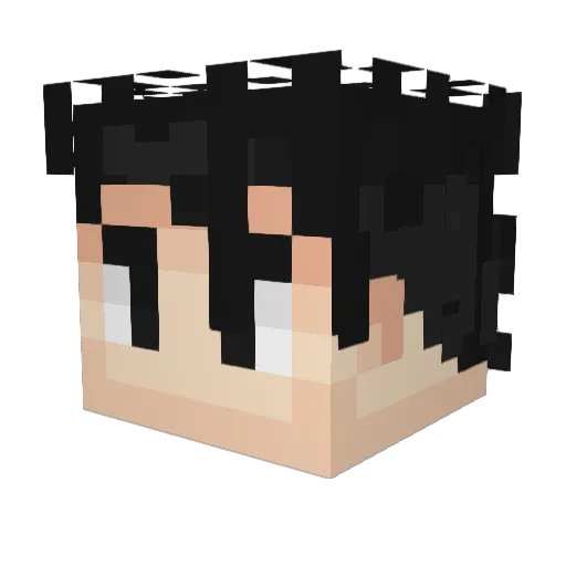 Axeq1205 Minecraft avatar head, 3D render