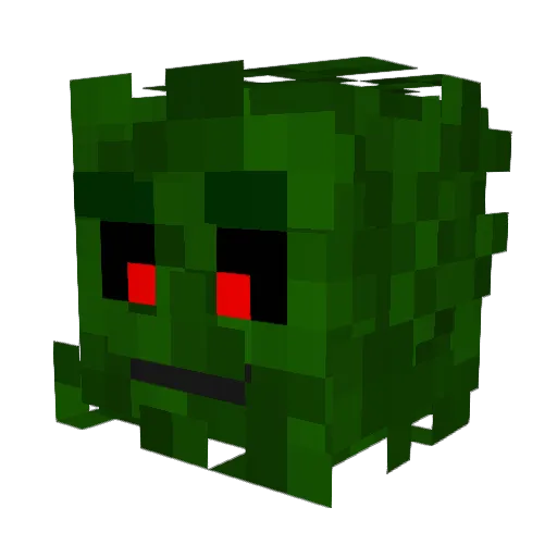 AxingSword_ Minecraft avatar head, 3D render