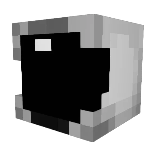 Axiomboy Minecraft avatar head, 3D render
