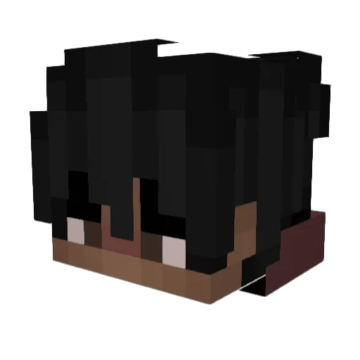 Axire_0 Minecraft avatar head, 3D render