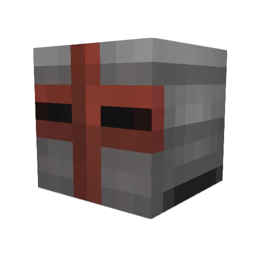 Axis_1987 Minecraft avatar head, 3D render