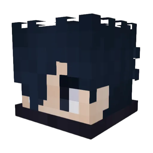AxlFrias Minecraft avatar head, 3D render