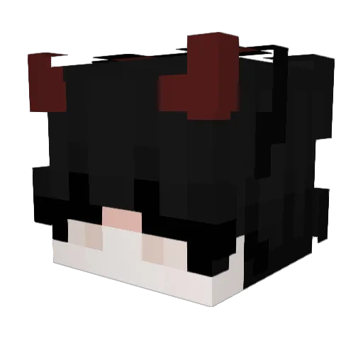 AxlHa3 Minecraft avatar head, 3D render