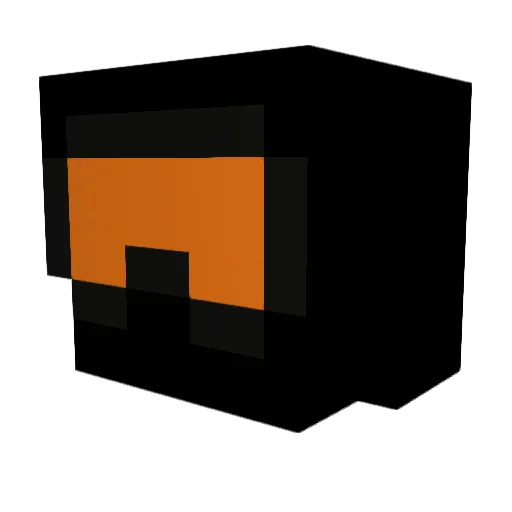 AxlRTW Minecraft avatar head, 3D render
