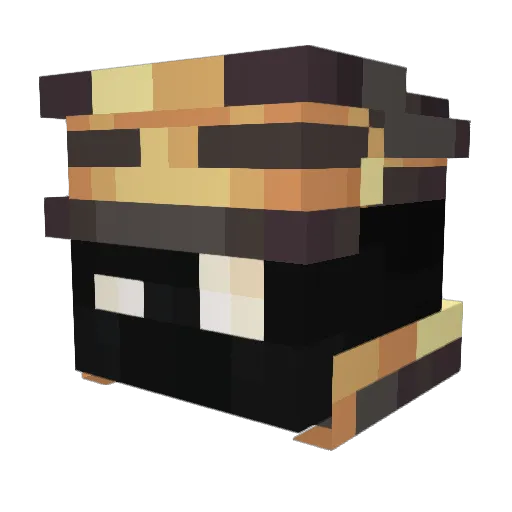 Axl_L0w Minecraft avatar head, 3D render