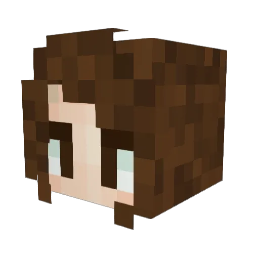 Axlefolley Minecraft avatar head, 3D render