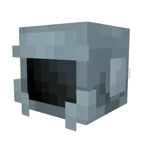 AxolotlEntity Minecraft avatar head, 3D render
