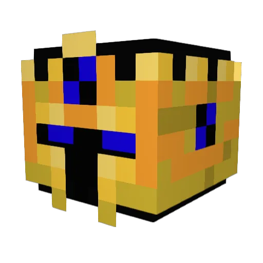 AxolotlPeiniger Minecraft avatar head, 3D render