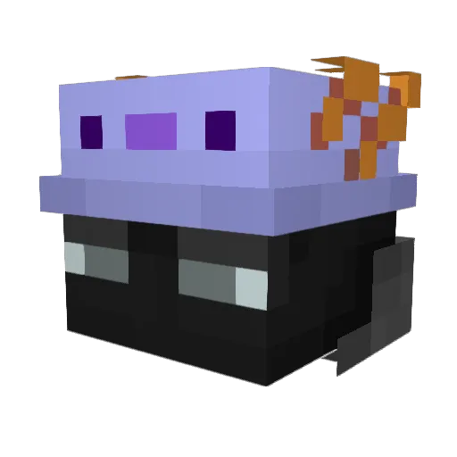 Axolzan Minecraft avatar head, 3D render