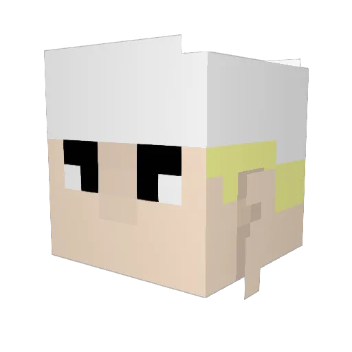 Axro3232 Minecraft avatar head, 3D render
