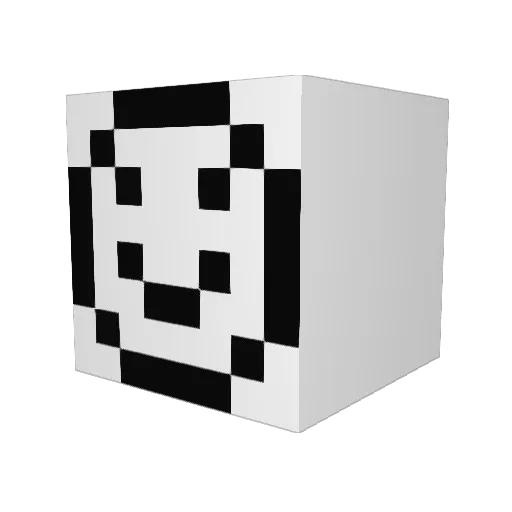 Axsisss Minecraft avatar head, 3D render