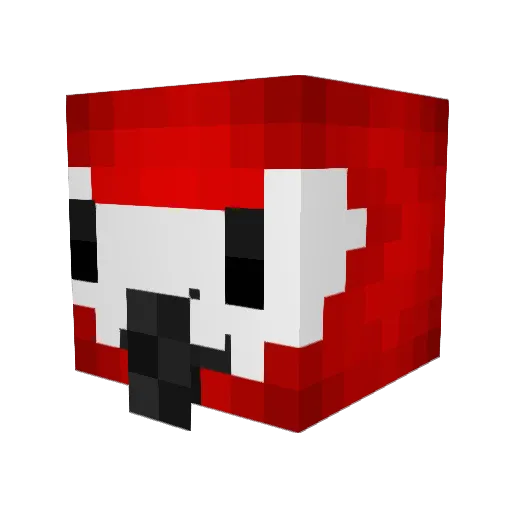 Axthammer123 Minecraft avatar head, 3D render