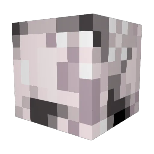 Axtrie Minecraft avatar head, 3D render