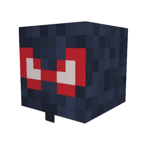 Axylious Minecraft avatar head, 3D render
