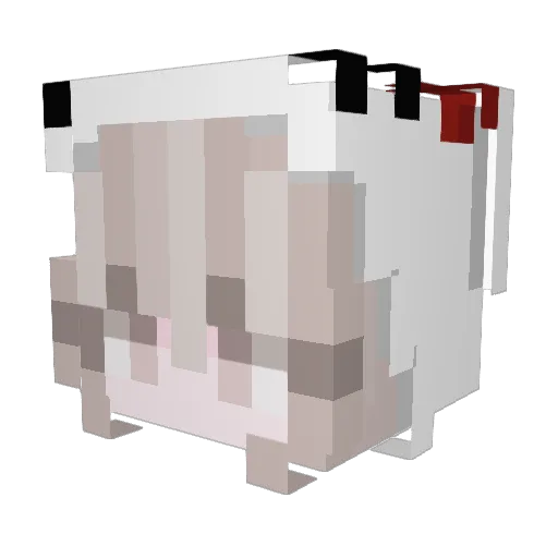 Axyo905 Minecraft avatar head, 3D render