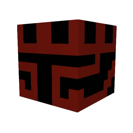 AyBiS_ Minecraft avatar head, 3D render