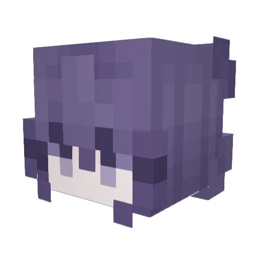 AyBulle Minecraft avatar head, 3D render