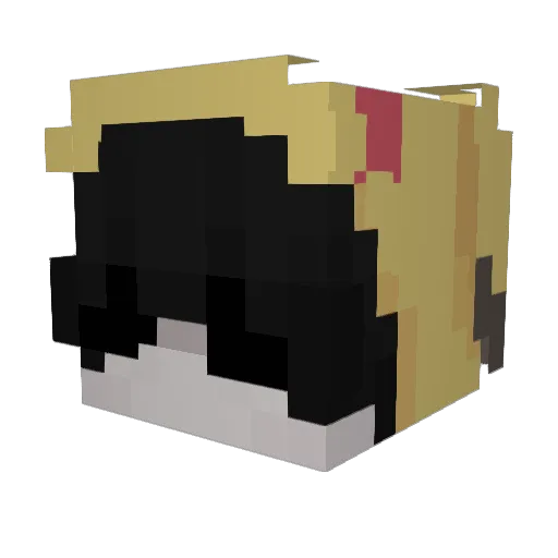 AyCaramba__ Minecraft avatar head, 3D render