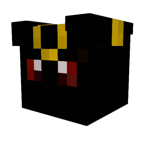 AyJey Minecraft avatar head, 3D render