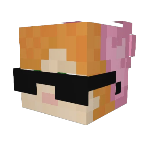 AySomebody Minecraft avatar head, 3D render