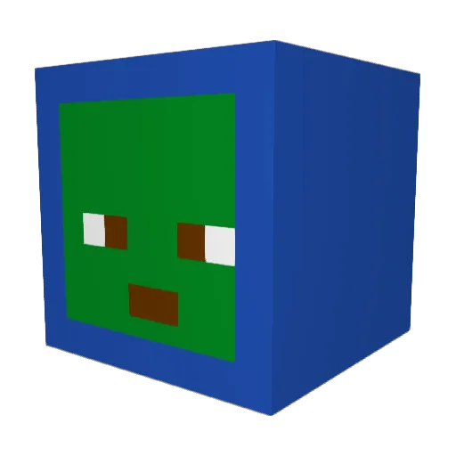 AySully Minecraft avatar head, 3D render