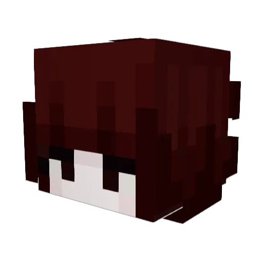 AyaNithes Minecraft avatar head, 3D render