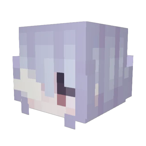 AyalaValentine Minecraft avatar head, 3D render