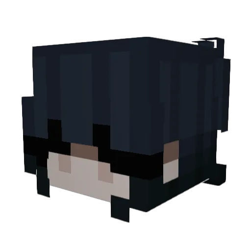 Ayano335 Minecraft avatar head, 3D render