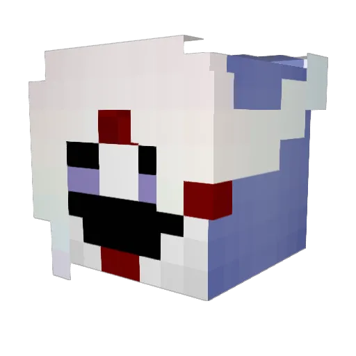 AyanoAishi19 Minecraft avatar head, 3D render