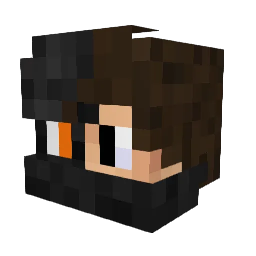 AyarAlle07 Minecraft avatar head, 3D render