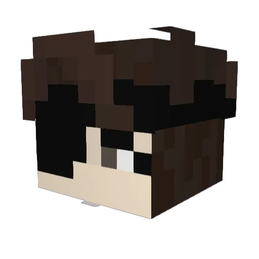 Ayase_Sakiii Minecraft avatar head, 3D render