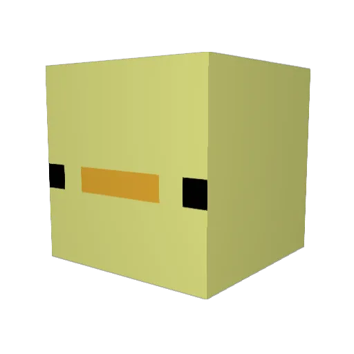 Ayaz08 Minecraft avatar head, 3D render