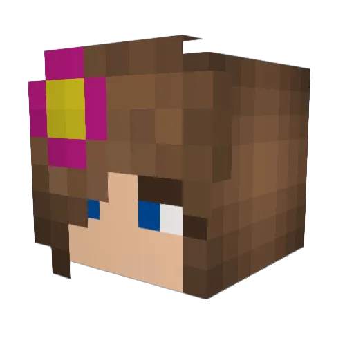 Ayaz10 Minecraft avatar head, 3D render