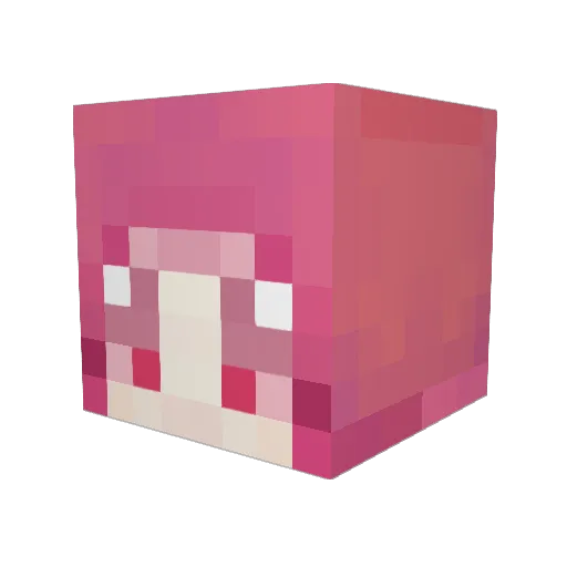 AyazBey Minecraft avatar head, 3D render
