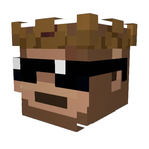 AyazCIftci09 Minecraft avatar head, 3D render