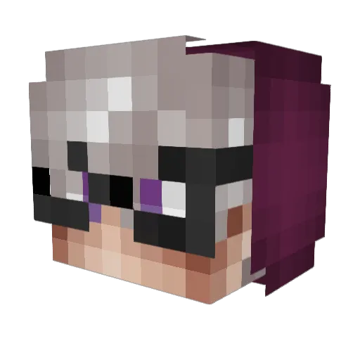 AybarsGuler Minecraft avatar head, 3D render