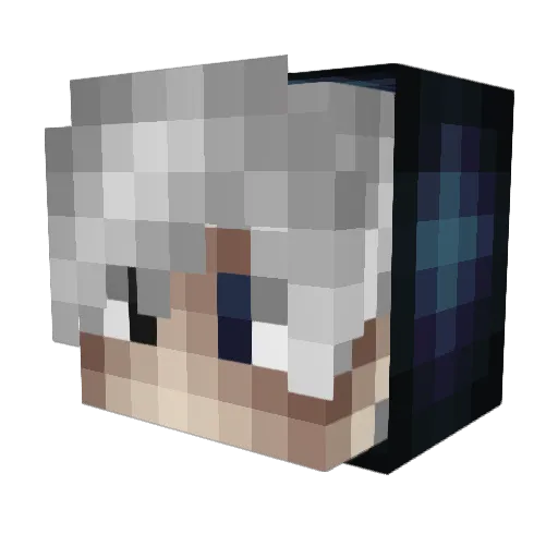 AyberkAkcay Minecraft avatar head, 3D render