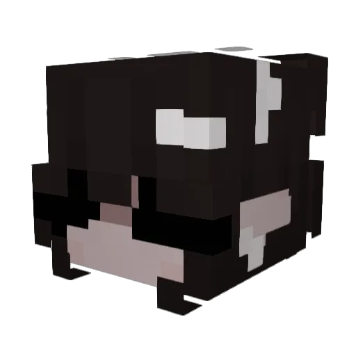 Aycxz Minecraft avatar head, 3D render