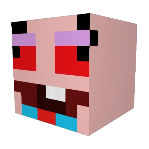 Aydendaboy Minecraft avatar head, 3D render