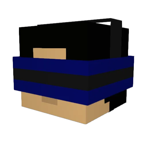 AyeItsAlex Minecraft avatar head, 3D render