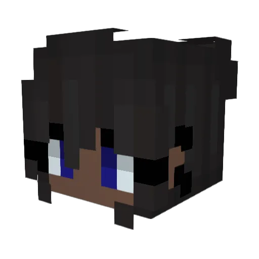 AyeItsMelown Minecraft avatar head, 3D render