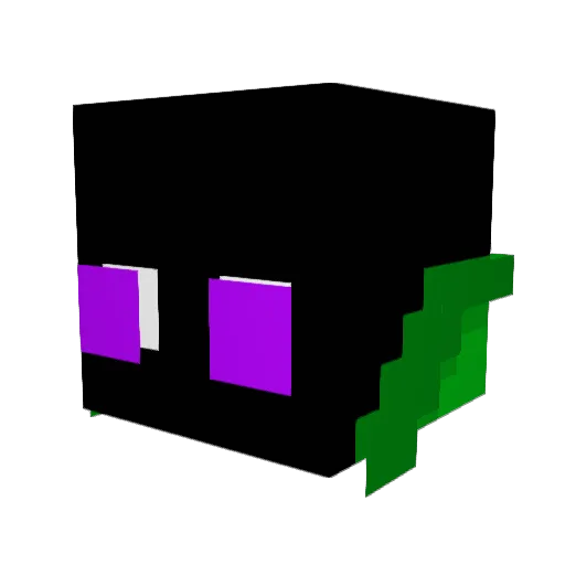 AyeJaySnizz Minecraft avatar head, 3D render