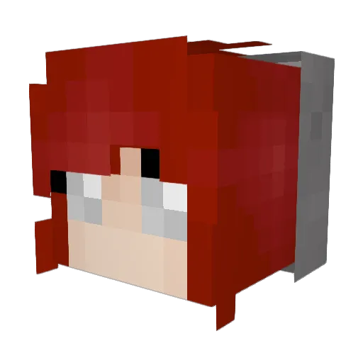 Ayeng96 Minecraft avatar head, 3D render