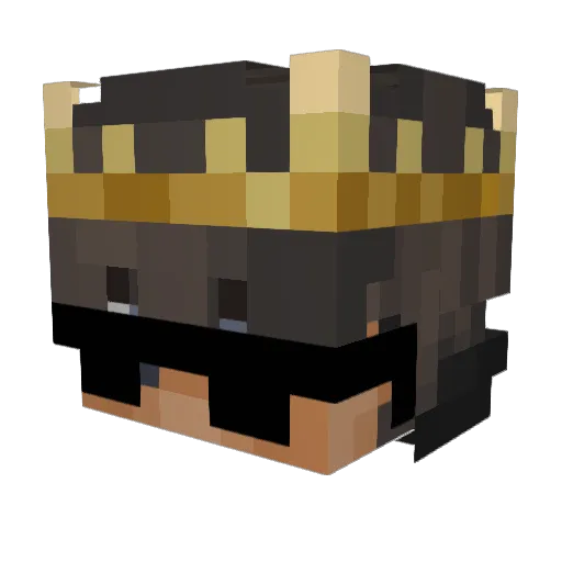 AyhamGaming Minecraft avatar head, 3D render