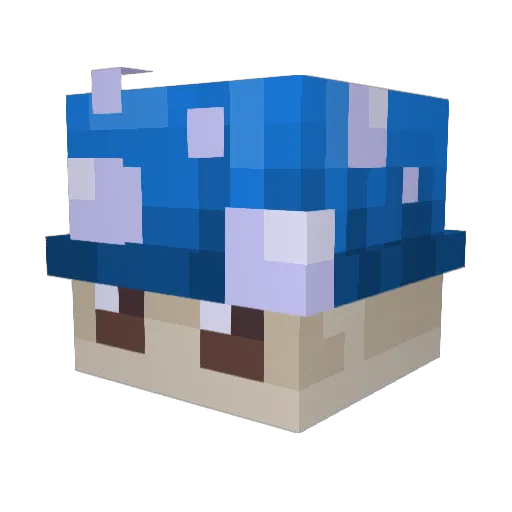 Ayinaki Minecraft avatar head, 3D render
