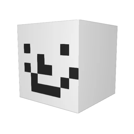Aykoz72 Minecraft avatar head, 3D render